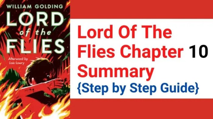 Lord of the flies chapter 10 quiz