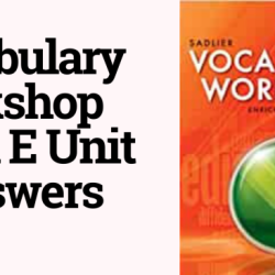 Vocab workshop level e unit 5