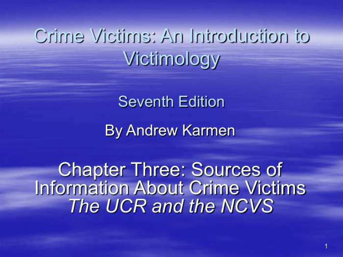 Crime victims an introduction to victimology 10th edition